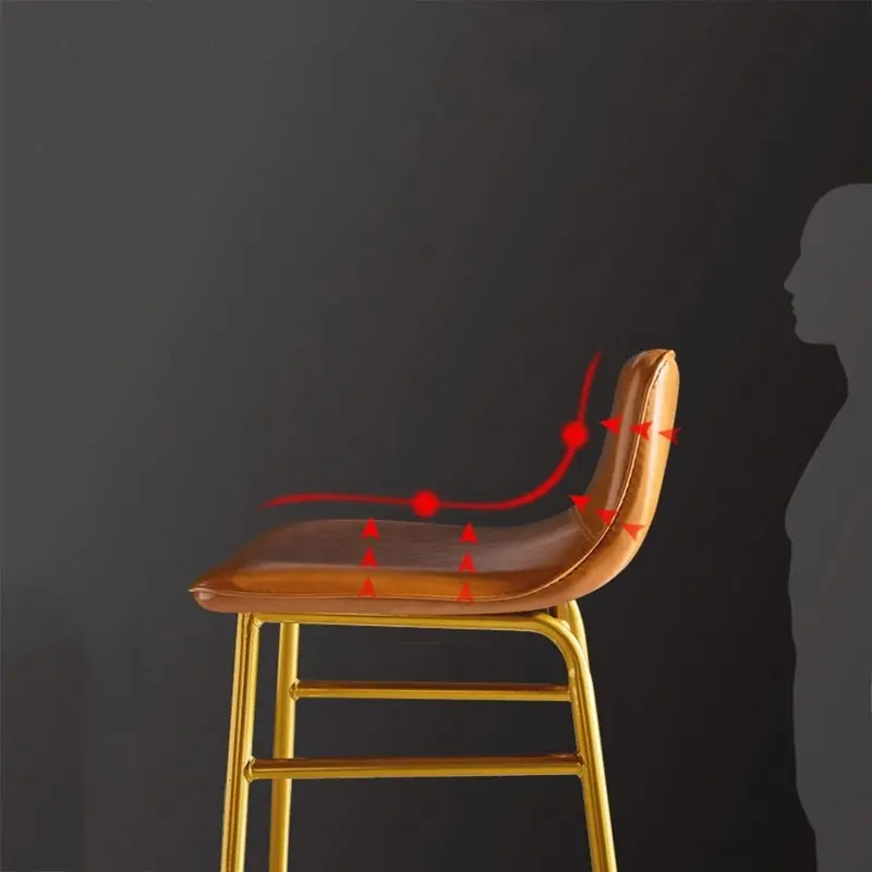 كرسي بار جلدي مميز